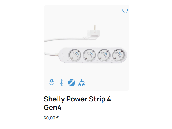 Shelly Power Strip 4 Gen4