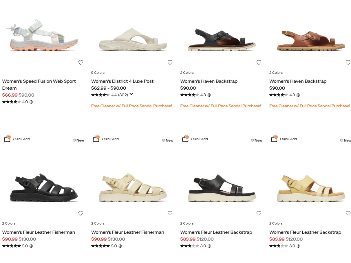 Walking & Hiking Sandals
