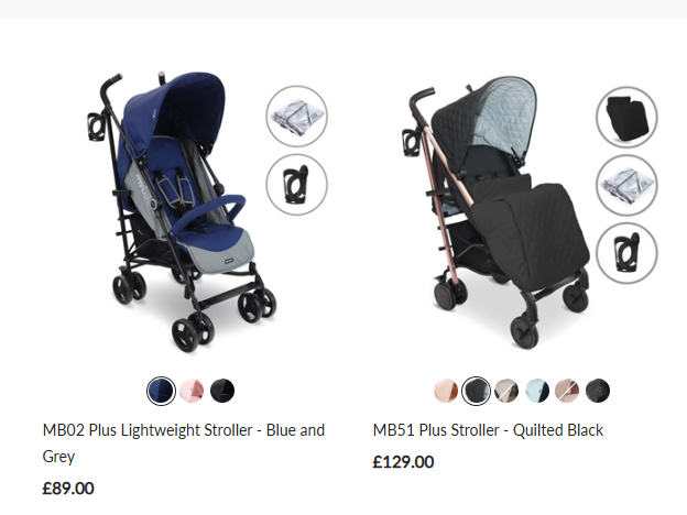 Strollers and Pushchairs