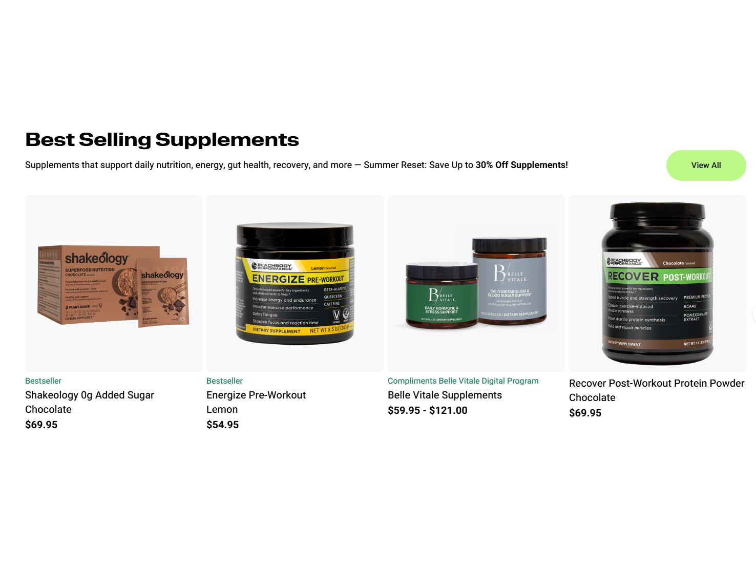 Best Selling Supplements