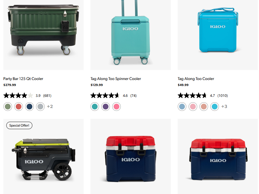 Igloo Hard Coolers