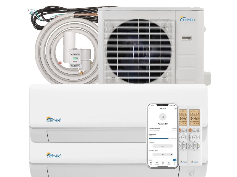 18000 BTU Dual Zone Mini Split Air