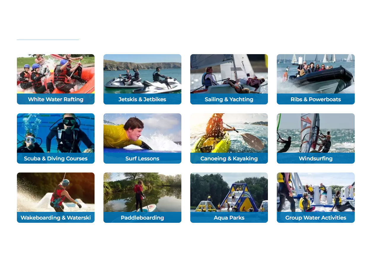 Water Sports, Activities & Games