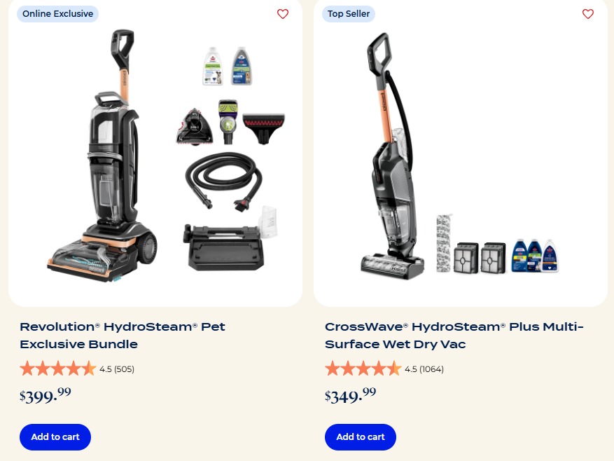 Shop HydroSteam® machines