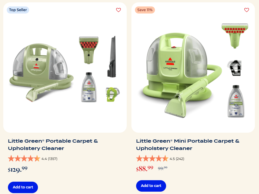 Top portable cleaners