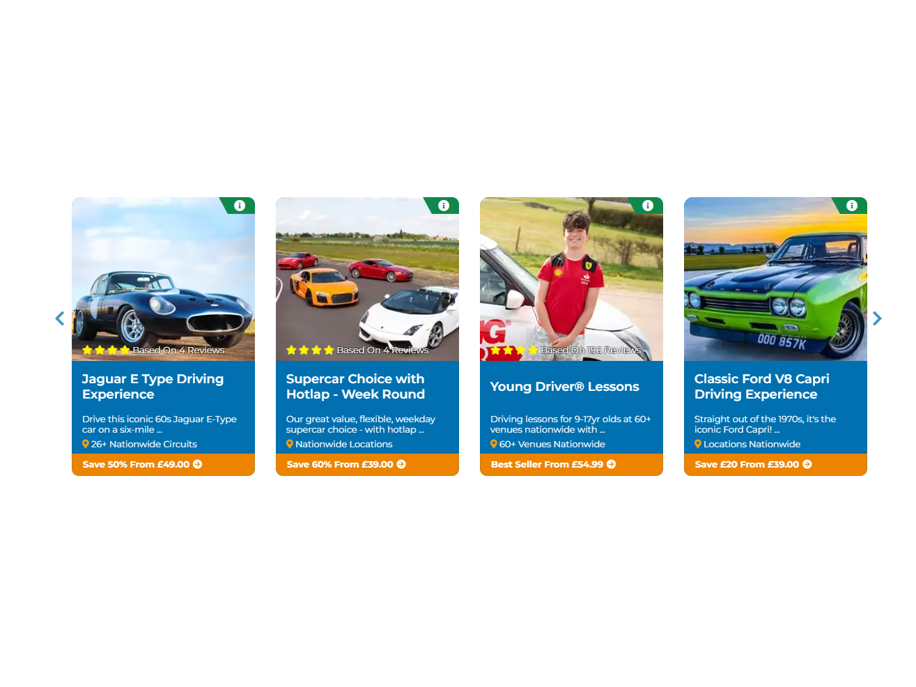 Driving Experience Days & Gifts